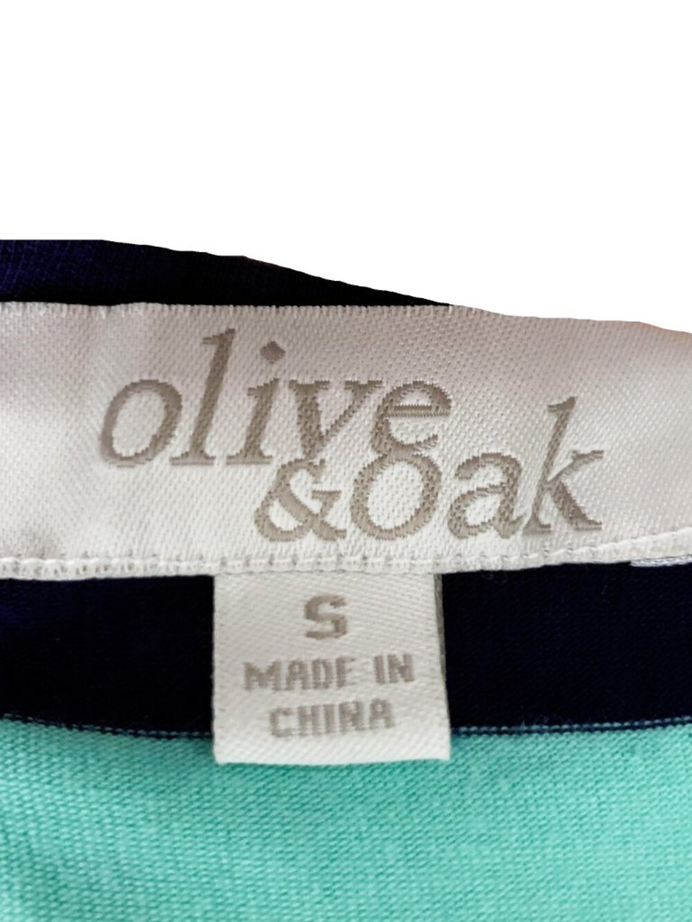 Olive & Oak Striped Maxi Skirt | Colorful Cotton Blend | Size Small - Picture 4 of 10